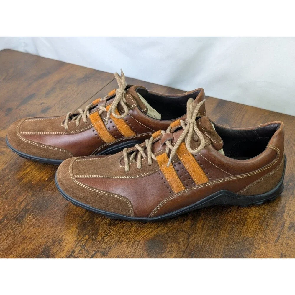Cole Haan Suede Leather Lace Up Sneakers Shoes Size 10M